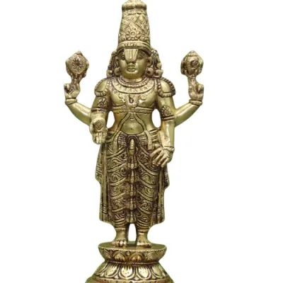 Brass Tirupati Balaji Idol