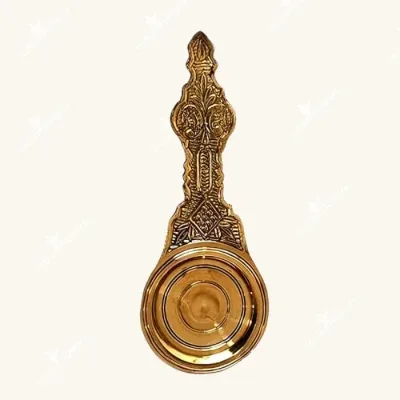 Traditional Brass Camphor Holder
