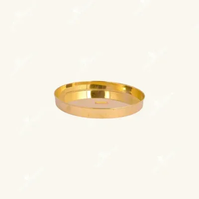 10-Inch Brass Thali Sheet