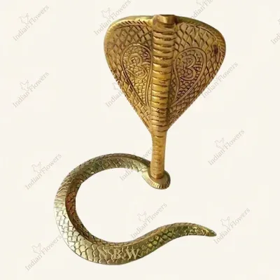 Brass Naga Idol – Traditional Cobra snake Statue