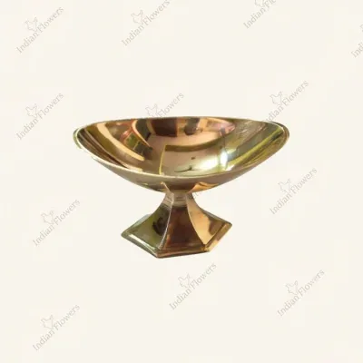 Premium Brass Elliptical Pooja Bowl